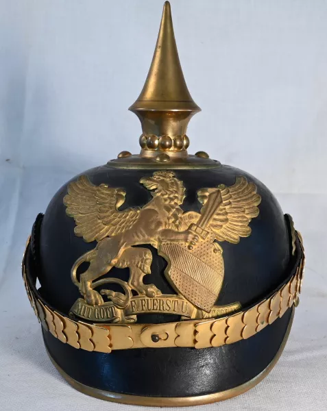 Baden Private Purchase NCO Infantry Pickelhaube Visuel 1 principal